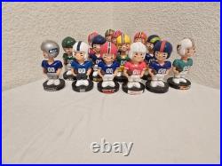 14 Vintage Lot Football Player Mini Nodder Bobblehead