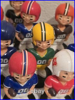 14 Vintage Lot Football Player Mini Nodder Bobblehead