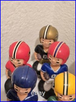14 Vintage Lot Football Player Mini Nodder Bobblehead