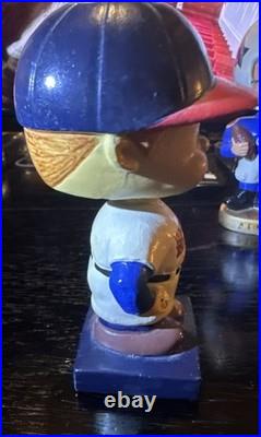 1960-61 Los Angeles Angels Blue Square Base Bobblehead Nodder Rare Vintage