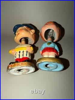 1960 Baseball Kissing Pair Bobblehead Nodder Vintage
