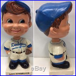 1960 LA Los Angles Dodgers White Base Nodder Bobblehead Vintage Baseball Bobble