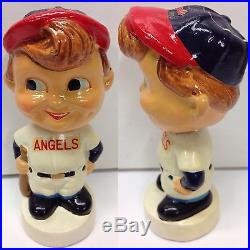 1960 MINI LA Los Angeles Angels California Nodder Bobblehead Vintage Baseball