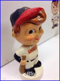 1960 MINI LA Los Angeles Angels California Nodder Bobblehead Vintage Baseball
