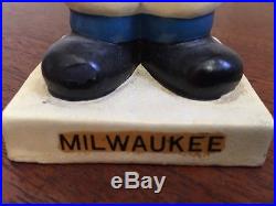 1960 Milwaukee Braves Nodder Bobblehead Vintage Baseball Mlb Bobble Bobble