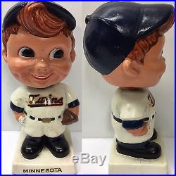 1960 Minnesota Twins White Base Nodder Bobblehead Vintage Baseball Bobble