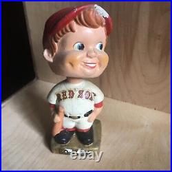 1960'S /70s VINTAGE BOSTON RED SOX BOBBLEHEAD GOLD BASE Made In Japan