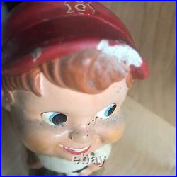 1960'S /70s VINTAGE BOSTON RED SOX BOBBLEHEAD GOLD BASE Made In Japan