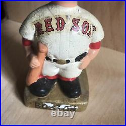 1960'S /70s VINTAGE BOSTON RED SOX BOBBLEHEAD GOLD BASE Made In Japan