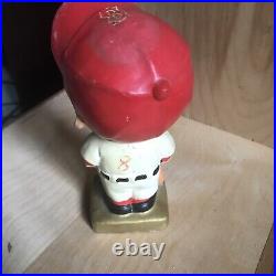 1960'S /70s VINTAGE BOSTON RED SOX BOBBLEHEAD GOLD BASE Made In Japan