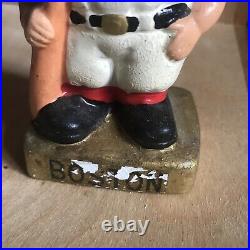 1960'S /70s VINTAGE BOSTON RED SOX BOBBLEHEAD GOLD BASE Made In Japan