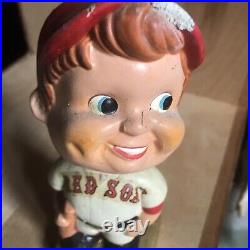 1960'S /70s VINTAGE BOSTON RED SOX BOBBLEHEAD GOLD BASE Made In Japan