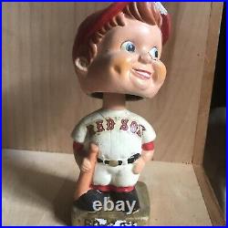 1960'S /70s VINTAGE BOSTON RED SOX BOBBLEHEAD GOLD BASE Made In Japan