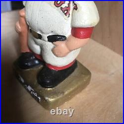 1960'S /70s VINTAGE BOSTON RED SOX BOBBLEHEAD GOLD BASE Made In Japan