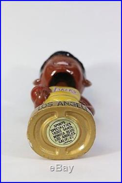 1960'S LOS ANGELES LAKERS VINTAGE ORIG BLACK FACE VERY RARE NODDER BOBBLEHEAD
