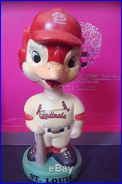 1960 Saint St Louis Cardinals Bobblehead Vintage Baseball