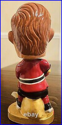 1960's Blackhawks Real Face Vintage Nodder Bobble Head Bobbin Head