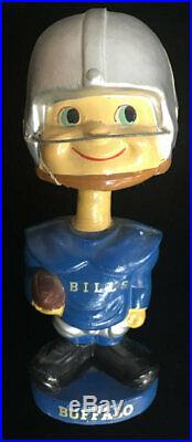 1960's Buffalo Bills Bobblehead VTG AFL Toes Up Type Nodder Japan Repaired NICE