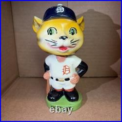 1960's Detroit Tigers Green Base Bobble Head Nodder, Vintage, 7 Bobblehead