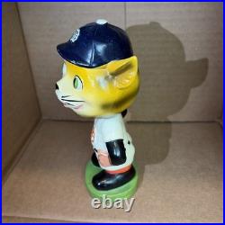 1960's Detroit Tigers Green Base Bobble Head Nodder, Vintage, 7 Bobblehead