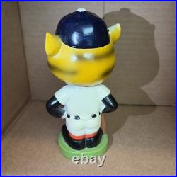 1960's Detroit Tigers Green Base Bobble Head Nodder, Vintage, 7 Bobblehead