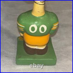1960's GREEN BAY PACKERS VINTAGE BOY SQUARE BASE NODDER BOBBLEHEAD
