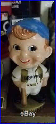 1960's Milwaukee Brewers Bobble Head Figure vintage rare