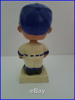1960's New York Mets Vintage Bobble Head Nodder White Square Base RARE