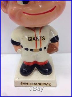 1960's San Francisco Giants Nodder Bobblehead Vintage Baseball Mlb Paper Mache 1960's San Francisco Giants Nodder Bobblehead Vintage Baseball Mlb Paper Mache