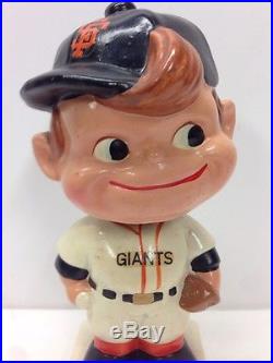 1960's San Francisco Giants Nodder Bobblehead Vintage Baseball Mlb Paper Mache