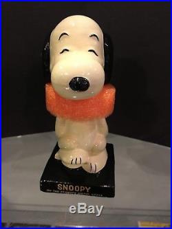1960's Snoopy Peanuts Vintage Bobble Bobbing Head Doll Mint