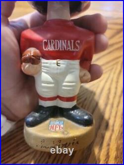 1960's St. Louis Cardinals Gold Base Nodder Bobblehead Vintage
