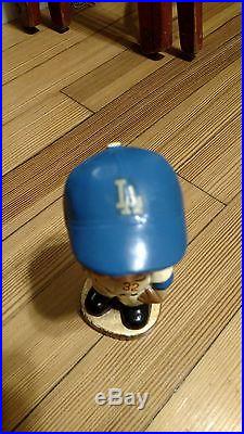 1960's VINTAGE DODGERS NODDER BOBBLE HEAD SANDY KOUFAX with ORIGINAL BOX AWESOME
