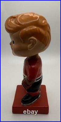 1960's Vintage Chicago Black Hawks Hockey Bobblehead Made In Japan Nodder 1960's Vintage Chicago Black Hawks Hockey Bobblehead Made In Japan Nodder