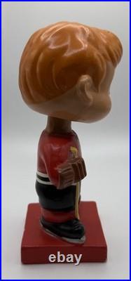 1960's Vintage Chicago Black Hawks Hockey Bobblehead Made In Japan Nodder 1960's Vintage Chicago Black Hawks Hockey Bobblehead Made In Japan Nodder