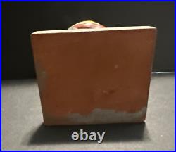 1960's Vintage Detroit Lions Bobble Head Nodder Silver Square Base