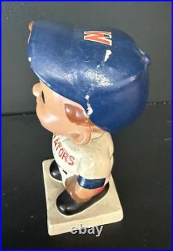 1960's Vintage Washington Senators Original Nodder Bobblehead, white square base