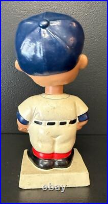 1960's Vintage Washington Senators Original Nodder Bobblehead, white square base