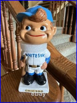 1960's Vintage White Sox Bobblehead White Base Nodder Japan