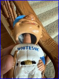 1960's Vintage White Sox Bobblehead White Base Nodder Japan