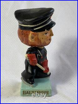 1960's Vtg Baltimore Clippers Hockey AHL Bobble Head Nodder Sports Figure Japan