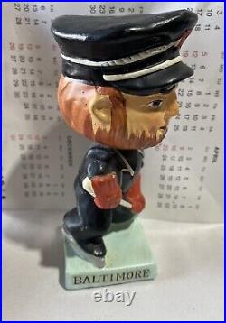 1960's Vtg Baltimore Clippers Hockey Bobble Head Nodder AHL Sports Figure Japan 1960's Vtg Baltimore Clippers Hockey Bobble Head Nodder AHL Sports Figure Japan