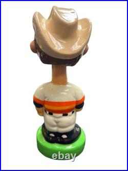 1960s70s80s Houston Astros Bobblehead Nodder Green Base With Bat Ceramic Vtg 1960s70s80s Houston Astros Bobblehead Nodder Green Base With Bat Ceramic Vtg