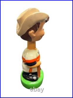 1960s70s80s Houston Astros Bobblehead Nodder Green Base With Bat Ceramic Vtg 1960s70s80s Houston Astros Bobblehead Nodder Green Base With Bat Ceramic Vtg