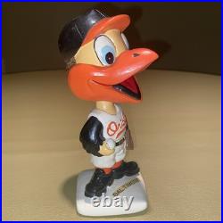 1960s Baltimore Orioles Mascot White Base Bobblehead Near MINT