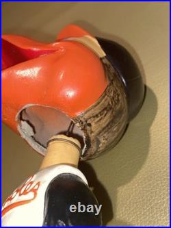 1960s Baltimore Orioles Mascot White Base Bobblehead Near MINT