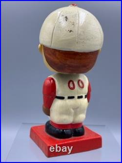 1960s CINCINNATI REDS Baseball NODDER Bobblehead Vintage Square Base Japan MLB