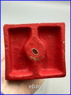 1960s CINCINNATI REDS Baseball NODDER Bobblehead Vintage Square Base Japan MLB