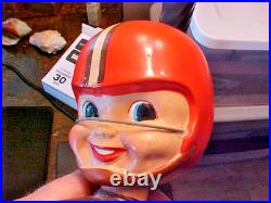 1960s Cleveland Browns Football Player Bobber Bobble Head Vintage Toy Doll Japan
