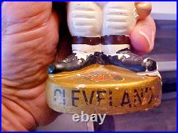 1960s Cleveland Browns Football Player Bobber Bobble Head Vintage Toy Doll Japan
